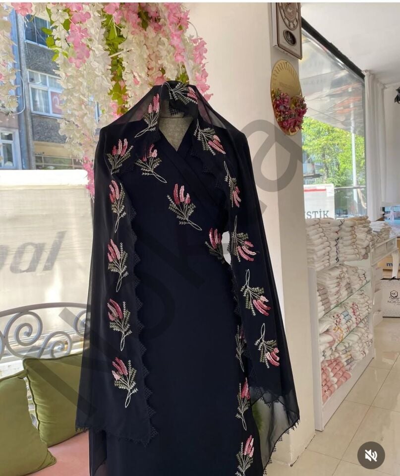 Lavanta Model Namaz Elbisesi Seti