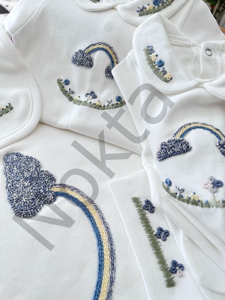 Gökkuşağı Hastane Çıkış Bebek Set